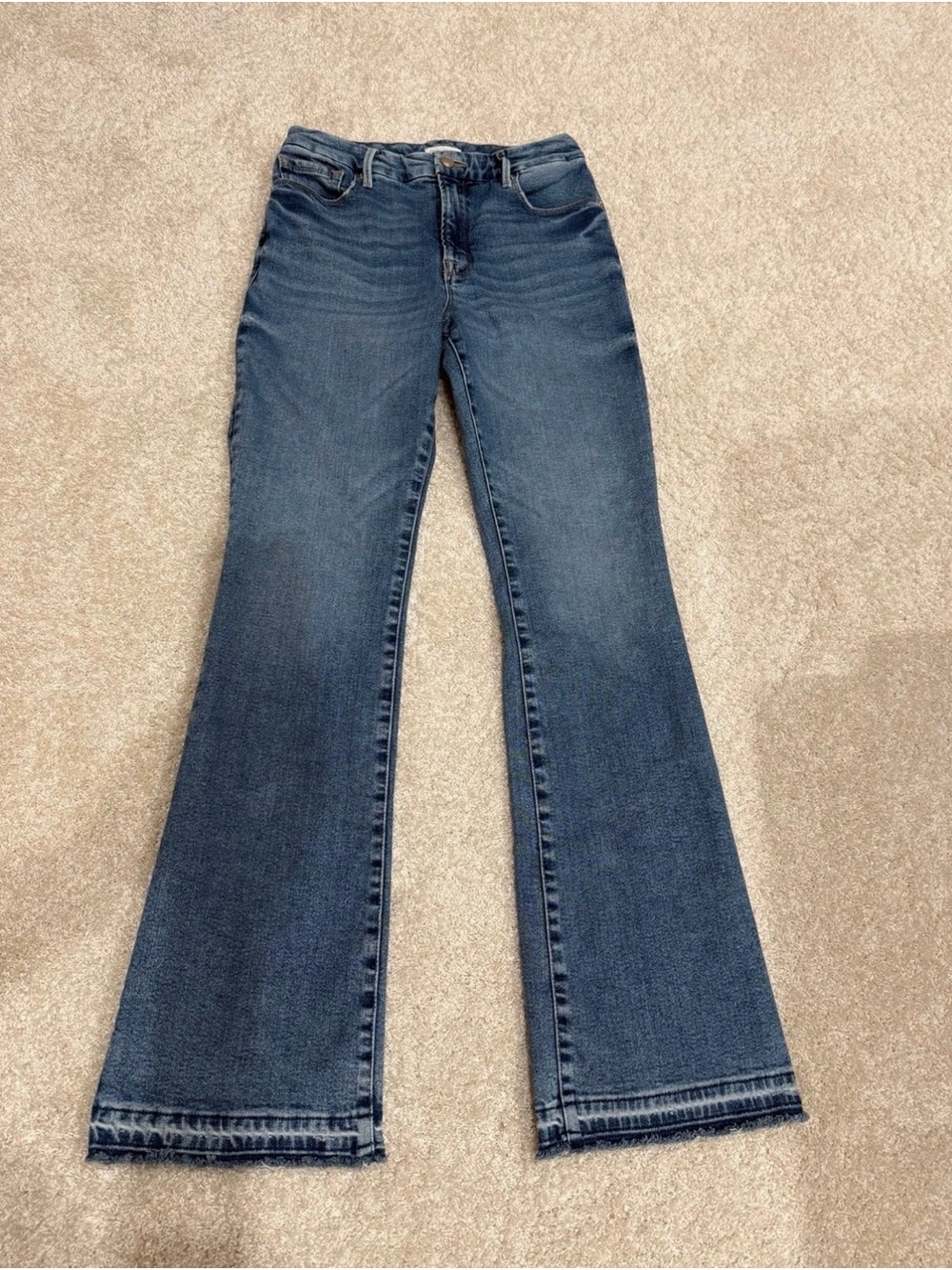 Good American Indigo Flare Jeans